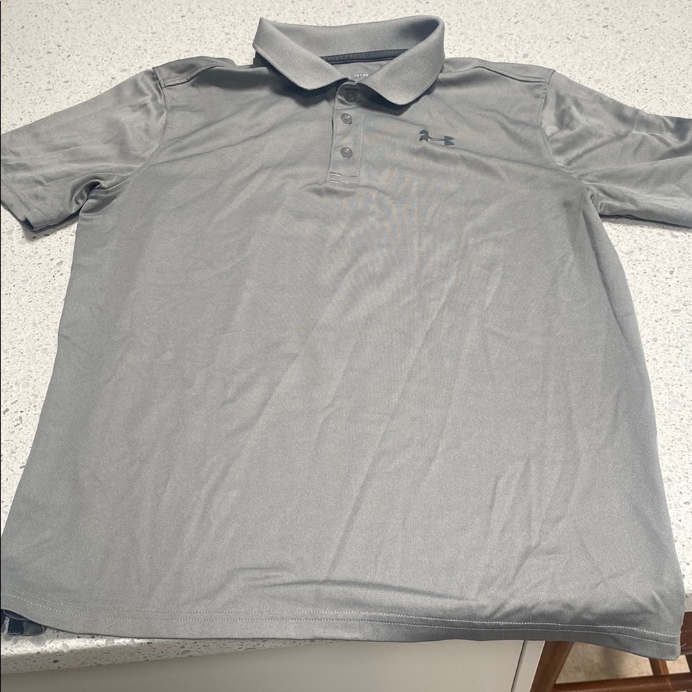 Under Armour Gray Performance Polo Shirt